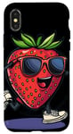 iPhone X/XS Cool Strawberry Costume with funny Shoes and Arms Case