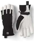 Hestra Army Leather Soft Shell Short - 5 finger Black/White (Storlek 12)