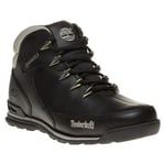 Mens Timberland Black Euro Rock Hiker Leather Boots Lace Up