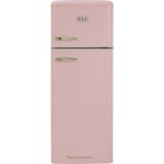 CDA Betty Tea Rose Fridge Freezer - Pink - Static - 80/20 - Retro - Smart - F...
