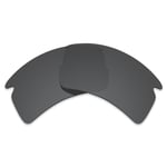 Hawkry Polarized Replacement Lenses for-Oakley Flak 2.0 XL Stealth Black