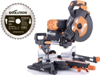 Evolution Multi-purpose miter saw with guides EVOLUTION R255SMS DB PLUS with two 255mm blades (wood and multi-purpose)