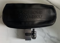 Viktor & Rolf Spicebomb Eau De Toilette Pour Homme 7ml Miniature &Wash Bag Pouch