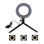 Moin LED Ring Light Dimmable 5500K Lamp Pography Camera Po Studio Phone Video Ring Lights Camera Accessories,no Phone Stand