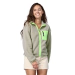 Patagonia Synchilla Jkt - Polaire femme Oatmeal Heather / Salamander Green L