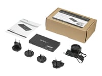 Startech.Com 2-Ports Hdmi-Splitter (1X2) - 4K 60Hz Uhd Hdmi 2.0 Audio/Video-Splitter Med Skalning Och Audioextraherare (3,5Mm/Spdif) - Dubbel Hdmi-Splitter (1-In 2-Ut) - Edid-Kopiering - Tv/Projektor - Video/Audiosplitter - 2 X Hdmi - Skrivbordsmode