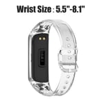 (Transparent)Replacement Bands Compatible With Samsung Fit2 SM R220 Smart