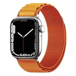 Artic Elastiskt nylon Armband Apple Watch 7 (45mm) - Orange