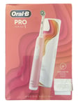Oral B Pro Series 1 Design Edition With Exclusive Travel Case. Pink Colour