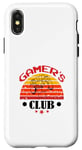 Coque pour iPhone X/XS Gamers Club Game Mode Level Up Jeux vidéo Culture de jeu