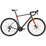 Ridley Bikes Grifn GRX 600 2x Carbon Allroad Bike - Rich Orange Metallic / Bermuda Grey Medium Metallic/Bermuda
