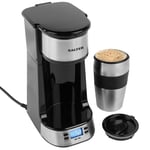 Salter Digital Coffee Maker To Go Fresh Filter Coffee Machine Travel Mug 420 ml