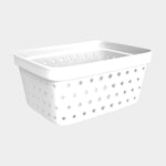 Nordiska Plast Förvaringskorg i plast Store It Star Basket, vit, 166 x 125 75 mm, 1 liter