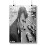 Clint Eastwood Birmingham City Centre England A0 A1 A2 A3 A4 Satin Photo Poster p10102h