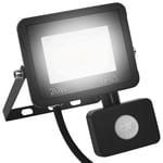 Strålkastare med sensor 20 W LED kallvit