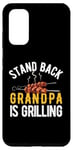 Coque pour Galaxy S20 Stand Back Grandpa is Grilling Barbecue rétro