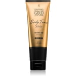 Dripping Gold Luxury Tanning Body Tune Selvbrunende krops- og ansigtslotion med øjeblikkelig effekt Medium-Dark 125 ml