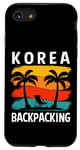 Coque pour iPhone SE (2020) / 7 / 8 Corée Rétro Adventure Wilderness Sac à dos coréen