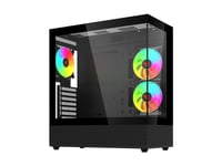 Savio Sigma X1, Midi Tower, Pc, Svart, Atx, Itx, Micro Atx, Abs, Kina