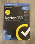 Norton 360 With Game Optimizer - 3 Devices - 1 Year Licence
