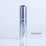 Återfyllningsbara parfymflaskor, 5ml, silver
