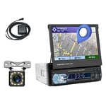 Bilradio, GPS-navigation, Bluetooth-forbindelse, , 9601G With 8 IR Cam