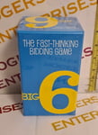 Big 6 Card Game Fast Thinking Bidding Game NEW & Sealed