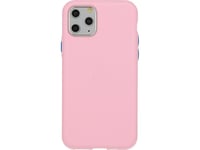 Mocco Soft Cream Silicone Back Case For Apple Iphone 12 Mini Light Pink