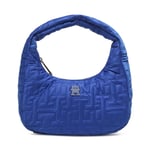 Handväska Tommy Hilfiger Th Chic Nylon Shoulder Bag AW0AW15082 Blå