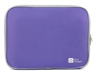 DURAGADGET Water-Resistant Carry Case (Purple) with Secure Zip Closure - Compatible with APEMAN Upgraded 12.5" Portable DVD Player with Swivel Screen