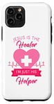 iPhone 11 Pro Christian Nurse Women’s Jesus The Healer Gospel Graphic RN Case