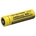Nitecore 18650 Button Top batteri | 3,7V | 3400mAh (original)