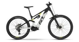 Vtt electrique tout suspendu husqvarna hard cross hc1 tektro m350 9v 630 wh 29   27 5   noir blanc 2023 l   175 185 cm