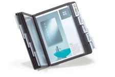 Bordsställ Durable Vario 10 paneler svart A5