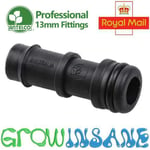 13mm Soaker Hose Drip Line To Click-lock Universal Pipe Connector. Fits Hozelock