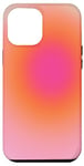 Coque pour iPhone 14 Pro Max Rose et orange dégradé mignon aura esthétique