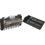 Wera Tool-Check 1 SB Zyklop Mini bit-ratchet, screwdriver, bits & socket set, 38pc, 05073220001 & Kraftform Kompakt 60 Bit-Holding screwdriver & Bit Set, PH/PZ/SL/TXBO/HEX, 17pc, 05059295001