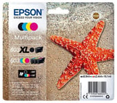 Epson 603 Multipack Sort Gul Cyan Magenta
