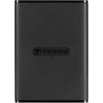 Transcend ESD270C 2TB Portable External SSD - Black USB-C