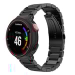 Garmin Forerunner 735 XT/Forerunner 235 Stilrent länkarmband i metall, Svart