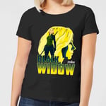 "T-Shirt Femme Black Widow Avengers - Noir - L"
