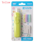 Electric Eraser Battery Operated Rubber Correction Supplies Yellow