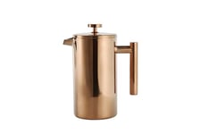 ECHTWERK French Press en acier inoxydable, presse à café thermique à double paroi isolée, cafetière avec filtre à pression pour la maison, le camping et le bureau, édition cuivre, 800 ml