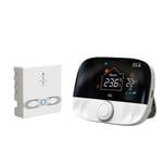 Trådlös termostat, WiFi-anslutning, Programmerbar temperaturkontroll, RF-termostat
