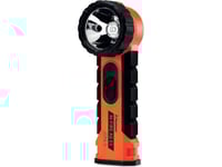 Mactronic Vinkelhandlampa, Mactronic M-Fire Ag, 323 Lm, Batteridriven (4X Aa), (Batterier, Metallklämma, Plastklämma), Färg Orange, Låda