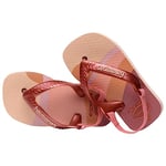 Havaianas Unisex Baby Mini Me Sandal, Pink, 4 UK Child