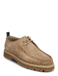 Alain 2.0 Shoes Business Laced Shoes Beige Playboy Footwear