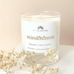 Mindfulness Fresh Citrus, Bergamot, Jasmine Scented Soy Candle Gift Box