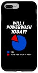 iPhone 7 Plus/8 Plus Will I powerwash Today? Yes Sarcastic Pie Chart Power washer Case
