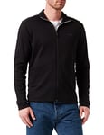 BOSS Mens Skaz Curved Curved-logo sweatshirt in organic cotton Black